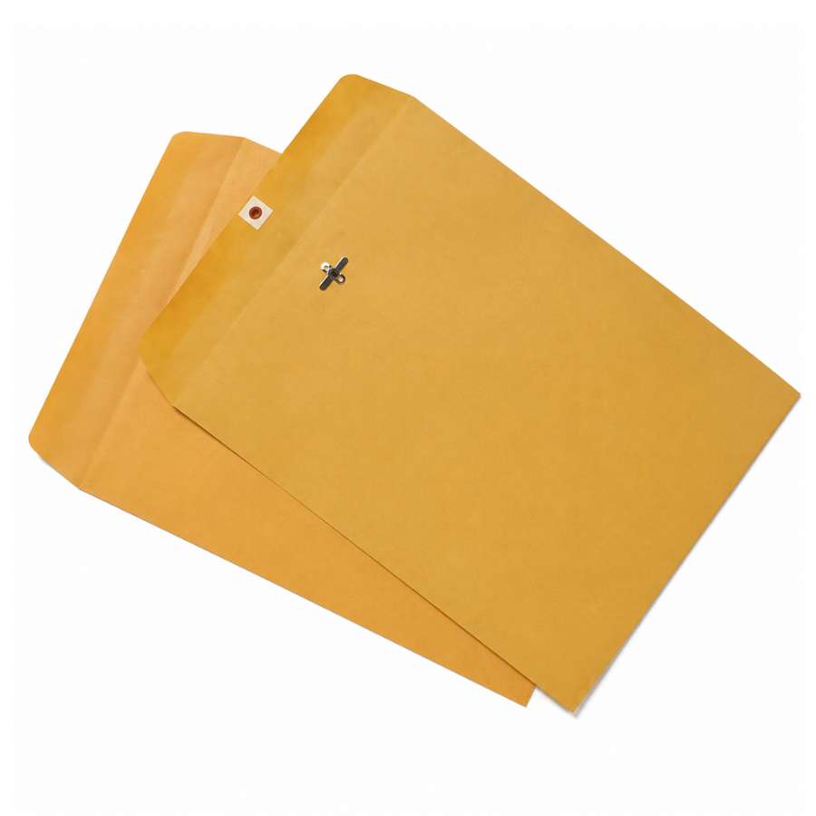 Gummed Flap Brown Kraft 10 X 13 inch Envelopes.  200 sheet capacity.