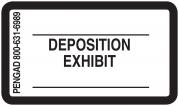 DEPOSITION EXHIBIT Labels, White - 480 per pack