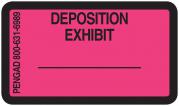 DEPOSITION EXHIBIT Labels, Fluorescent Pink - 480 per pack
