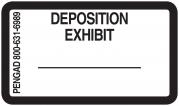 DEPOSITION EXHIBIT Labels, White - 480 per pack